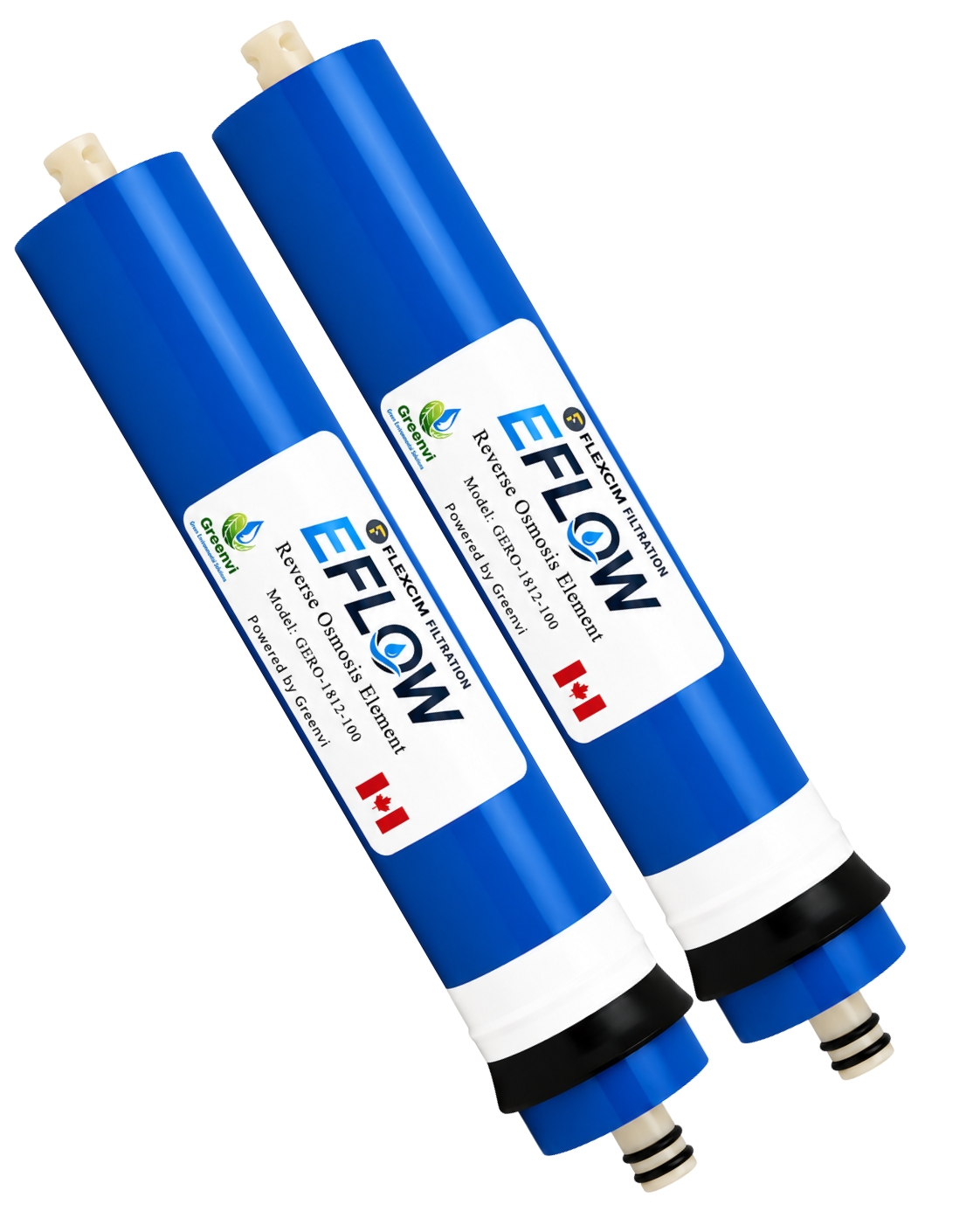 Two EFlow reverse osmosis elements