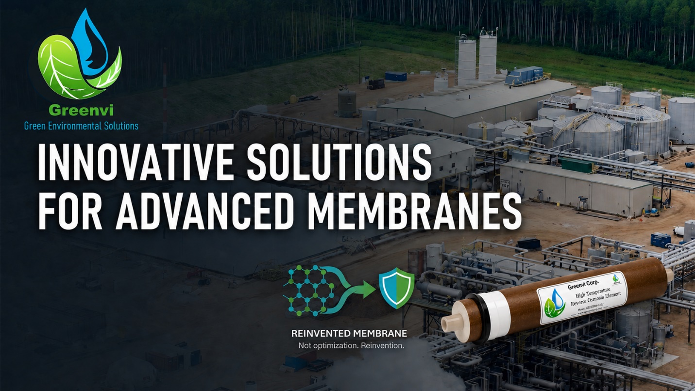 GREENVI high-temperature reverse osmosis membrane for industrial water